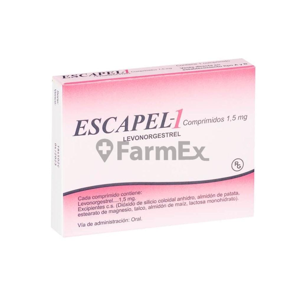 Escapel 1,5 mg x 1 comprimido Farmex-BanMedica-Persistente
